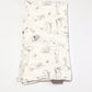 Grey bunnies muslin wrap