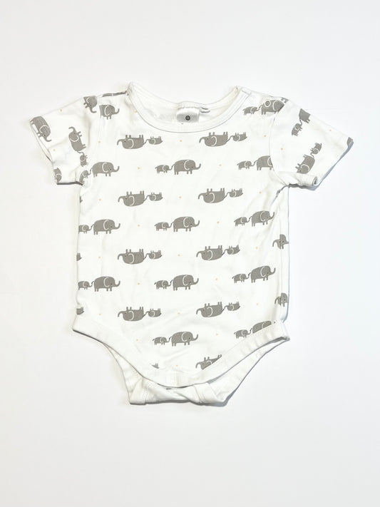 White elephants bodysuit - Size 0