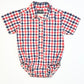 Gingham shirt bodysuit - Size 6-9 months