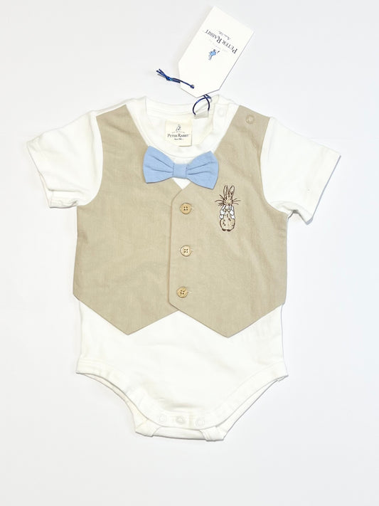 Bow tie bodysuit brand new - Size 0
