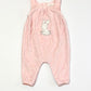 Pink bunny overalls - Size 000