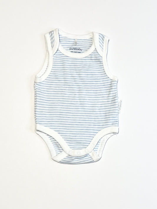 Blue striped bodysuit - Size 0000