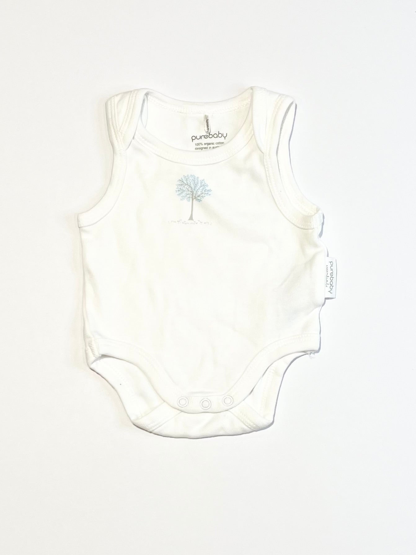 Blue tree bodysuit - Size 0000