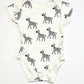 Zebras bodysuit - Size 6-9 months