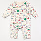 Bunnies, birds and other things onesie - Size 000