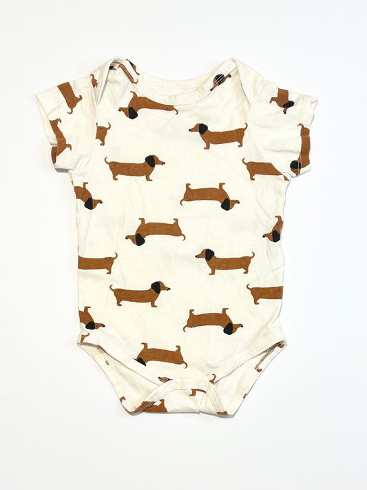 Sausage dog bodysuit - Size 0