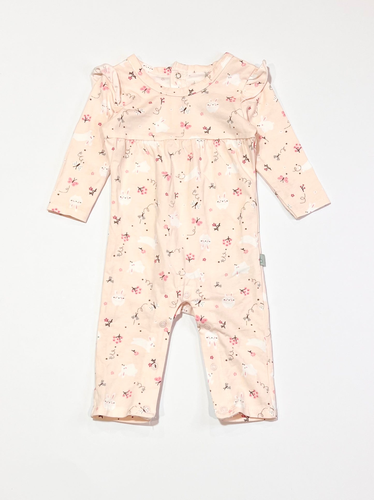 Pink bunny onesie - Size 000