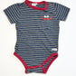 Striped crab bodysuit - Size 0