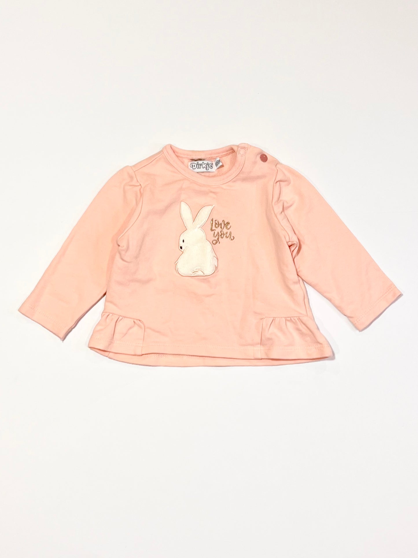 Pink bunny top - Size 00