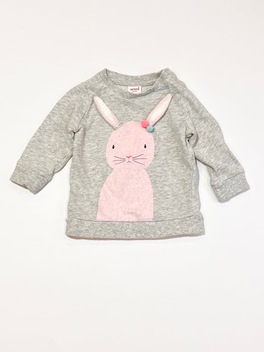 Grey bunny sweater - Size 00