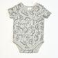 Grey dinos bodysuit brand new - Size 0000