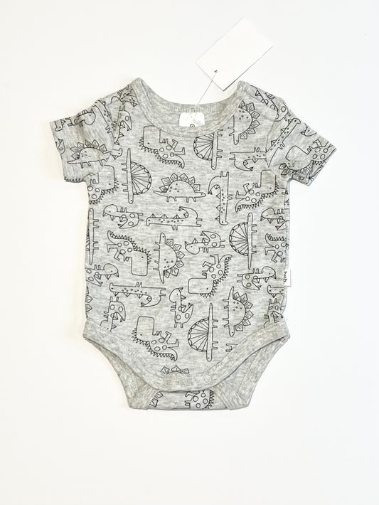 Grey dinos bodysuit brand new - Size 0000