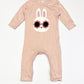 Dusty pink bunny onesie - Size 00