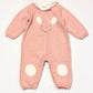 Pink knit bunny onesie - Size 00