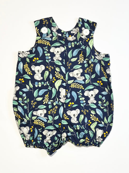 Navy koalas romper - Size 0