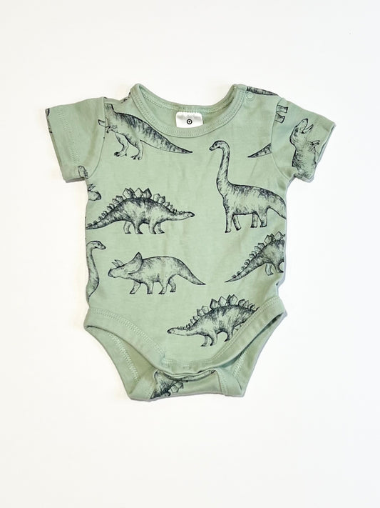 Green dino bodysuit - Size 0000