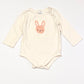 Pink bunny bodysuit - Size 0