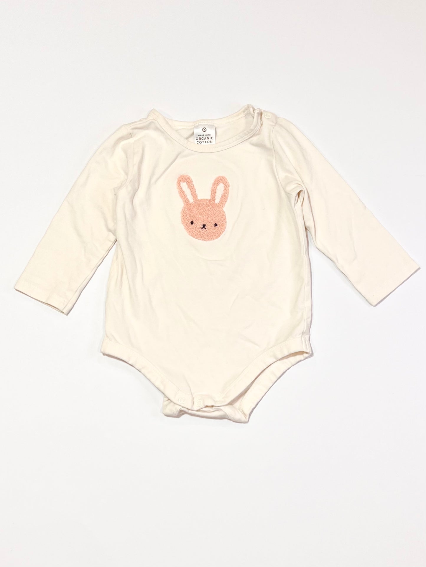 Pink bunny bodysuit - Size 0