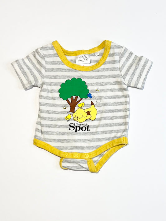 Striped Spot bodysuit - Size 0000