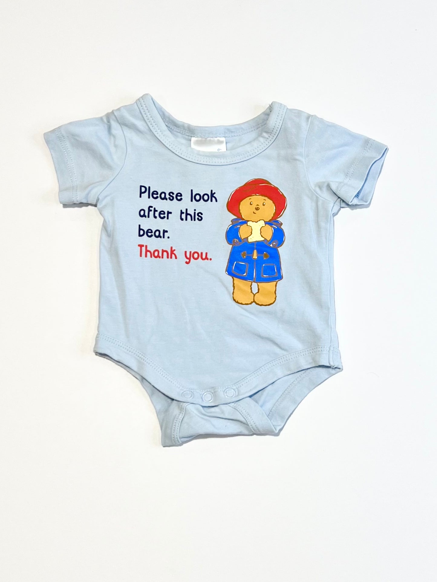 Paddington Bear bodysuit - Size 0000