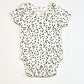 Ribbed spotty bodysuit - Size 0000