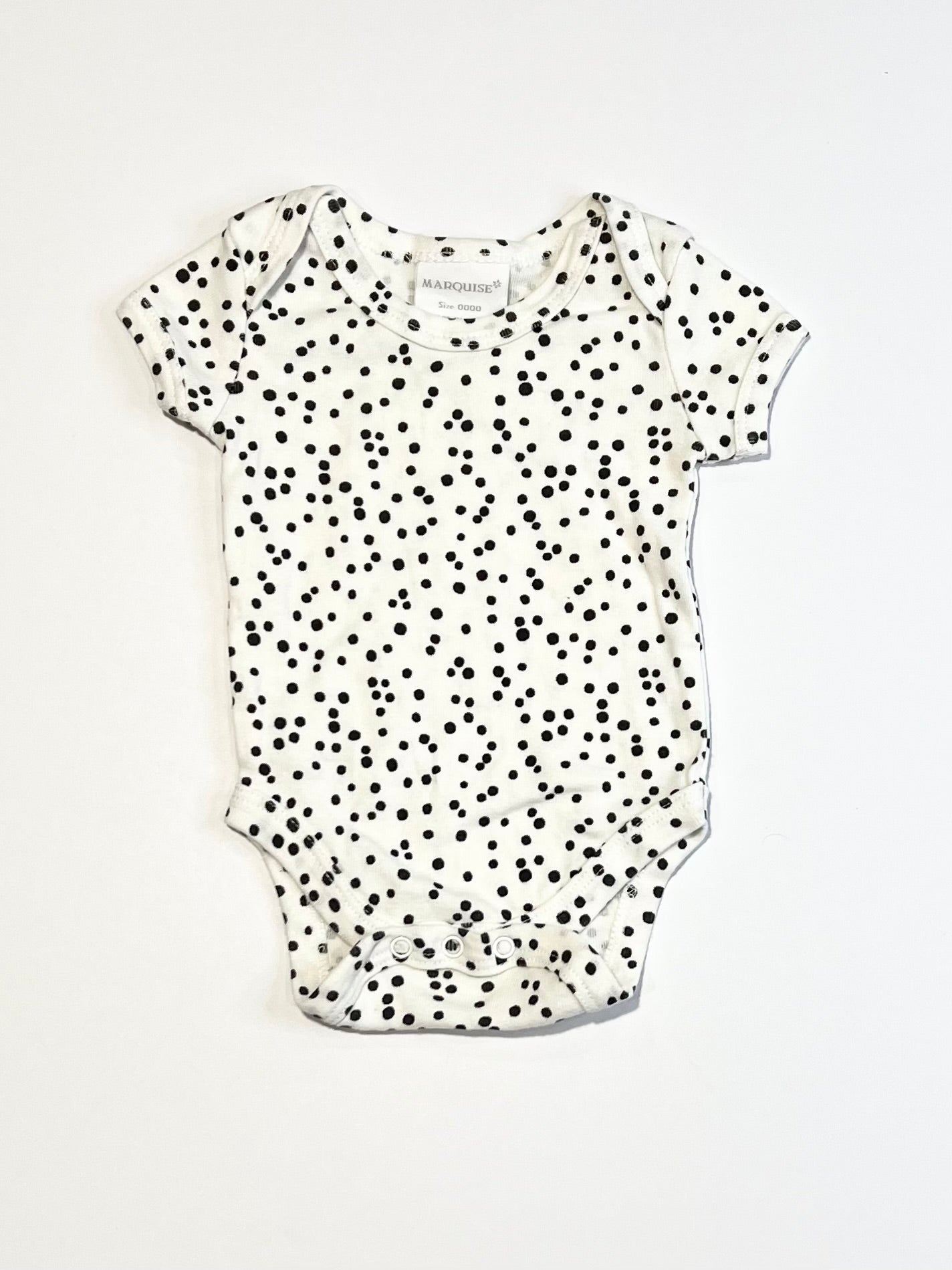 Ribbed spotty bodysuit - Size 0000