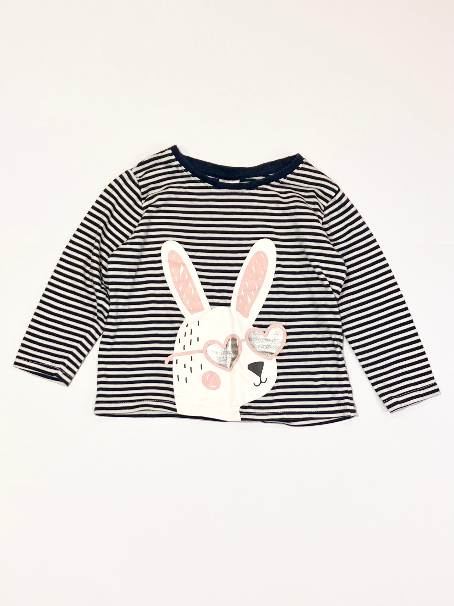 Striped bunny top - Size 2