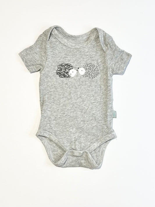 Grey hedgehogs bodysuit - Size 0000