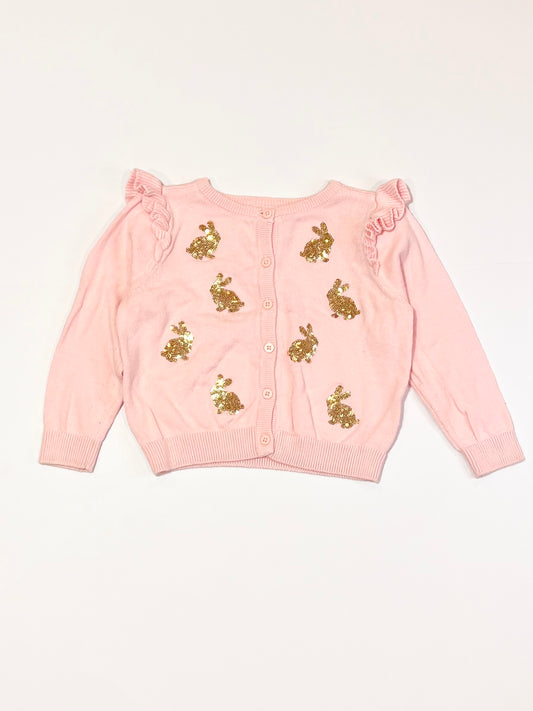 Sequined bunny cardigan - Size 2