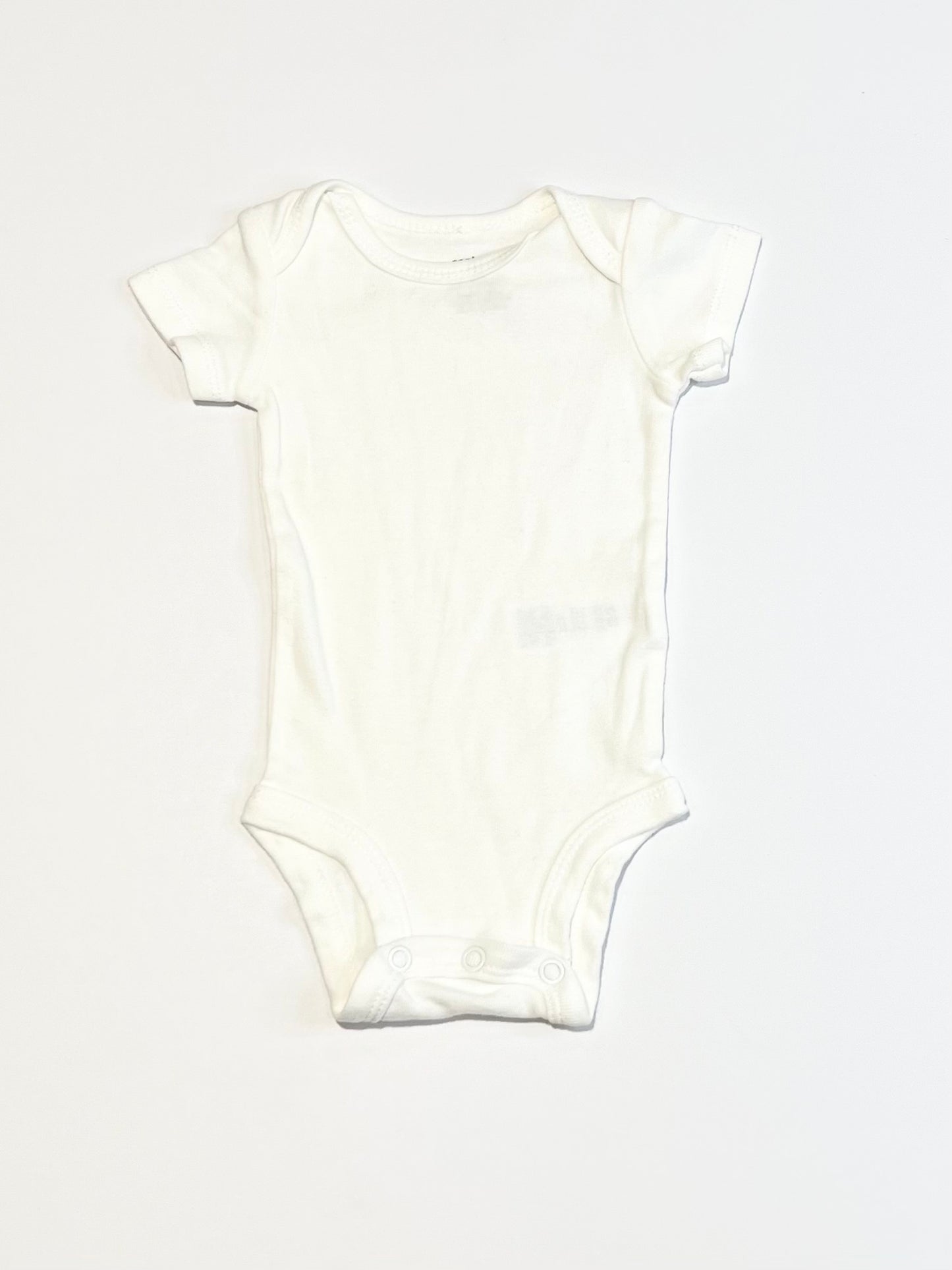 White ribbed bodysuit - Size 0000