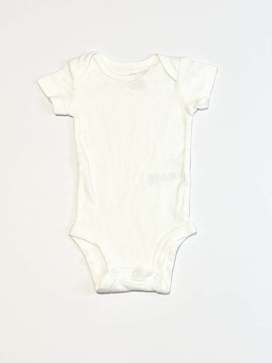 White ribbed bodysuit - Size 0000