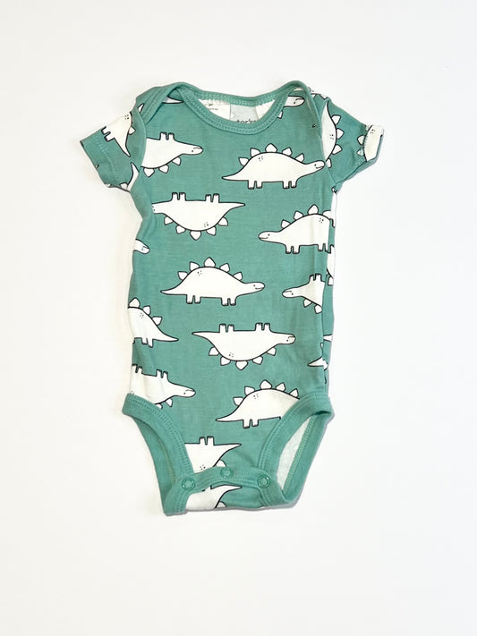 Green dino bodysuit - Size 0000