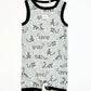 Grey cats romper - Size 0