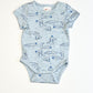 Blue crocs bodysuit - Size 0000