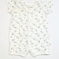 Ribbed animals romper - Size 0