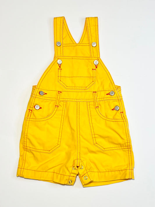 Denim shortalls - Size 6-9 months