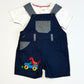 Navy dino overalls - Size 0000