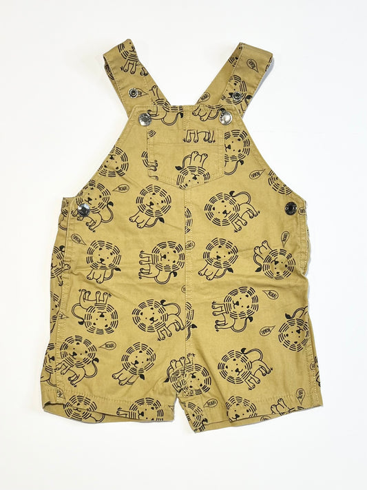 Brown lions shortalls - Size 0
