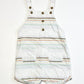 Striped cotton shortalls - Size 0