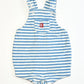 Striped terry romper - Size 0