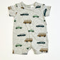 Grey cars romper - Size 0000