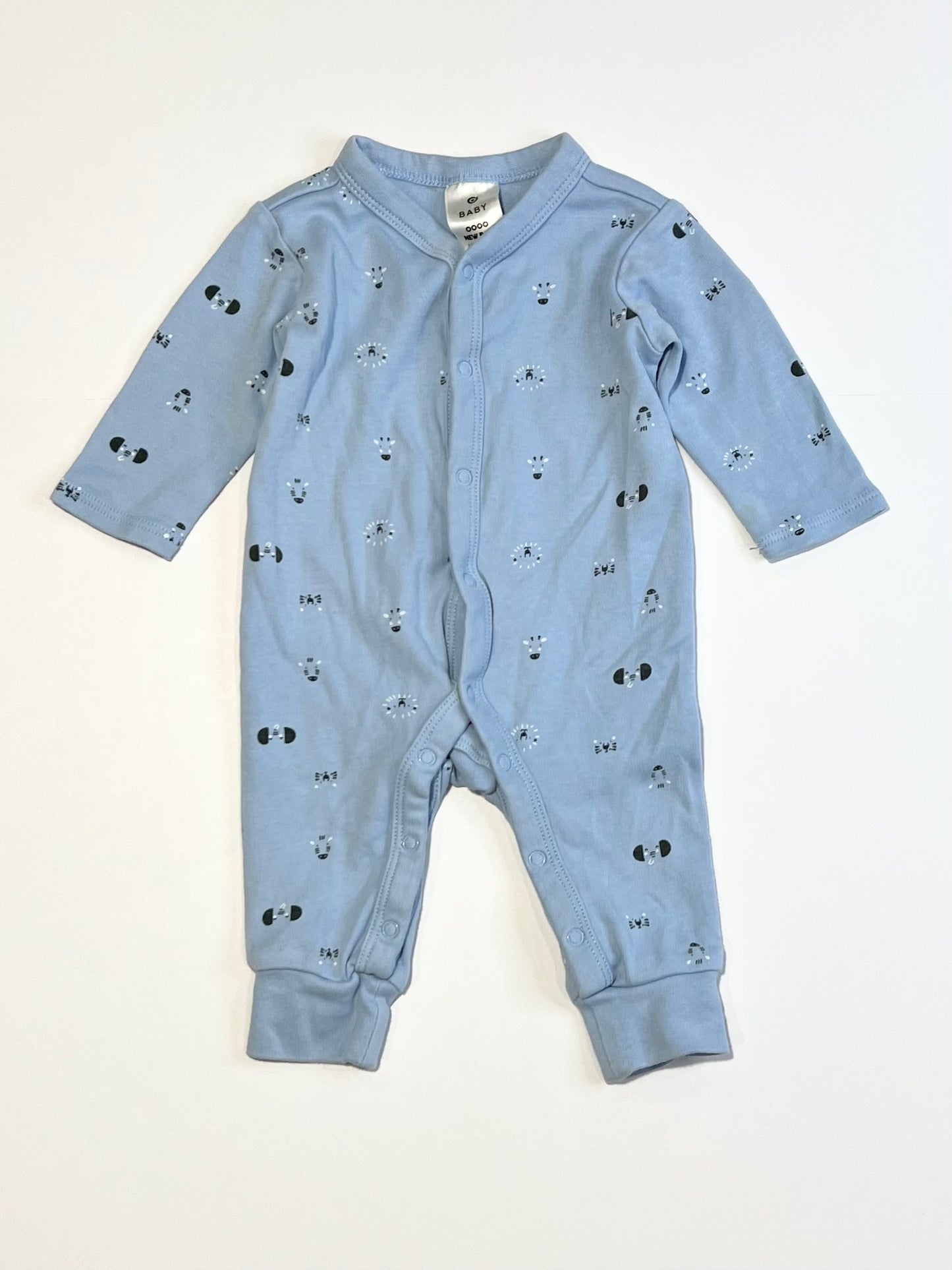 Blue animals onesie - Size 0000