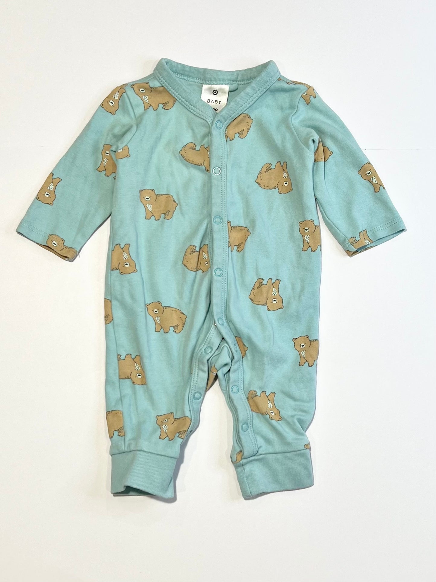 Green bears onesie - Size 0000