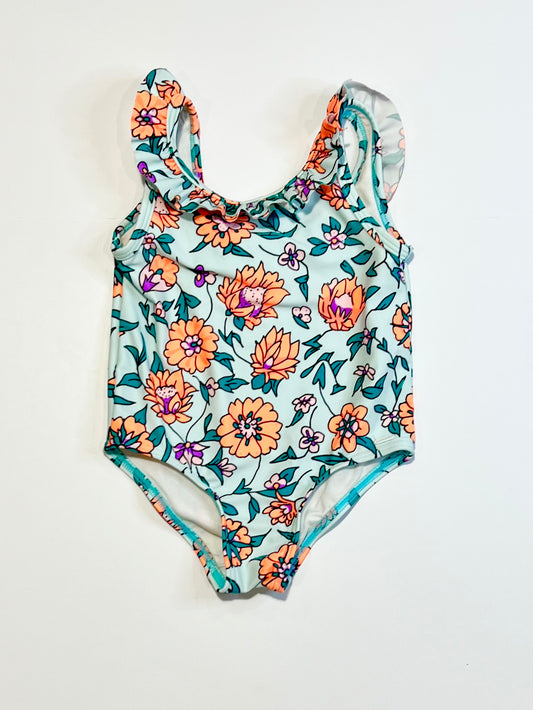 Floral one-piece - Size 6-18 months