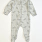 Grey bicycles zip onesie - Size 0000