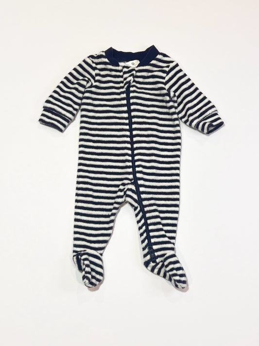 Terry zip onesie - Size 00000