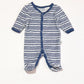 Striped velour onesie - Size 00000