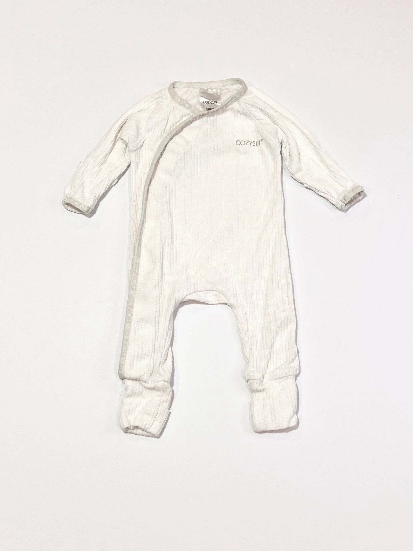 White ribbed Cosysuit - Size 00000