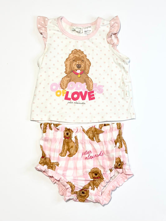 Oodles of love pyjamas - Size 0