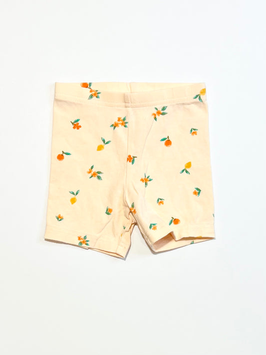 Fruity bike shorts - Size 9-12 months